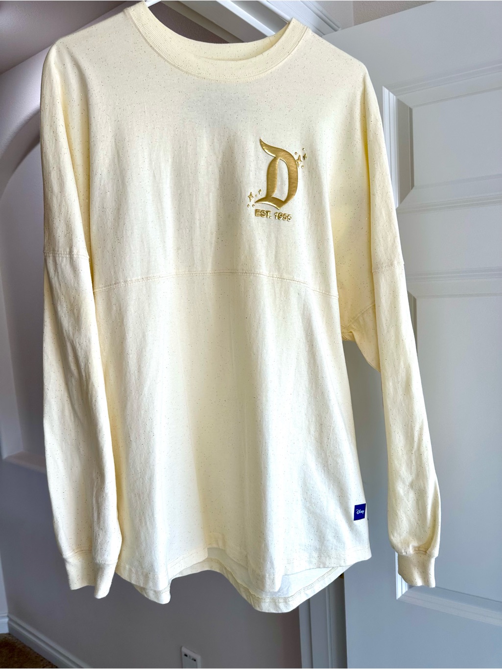 Sparkling Gold Disneyland Cream/Yellow Spirit Jersey